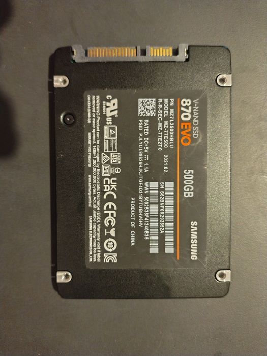 SSD Samsung 870 EVO 500GB