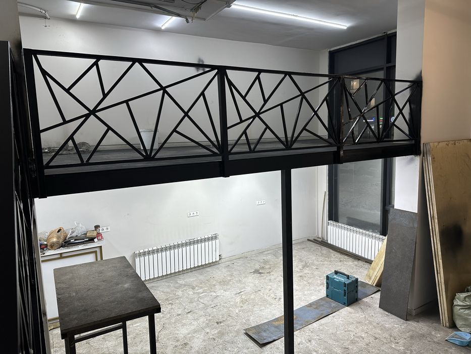 2 этаж , лестница  перила професионал сварщик