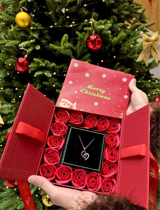 Подарочный набор новый год. Серебро925 Подарки жене девушке сестре.