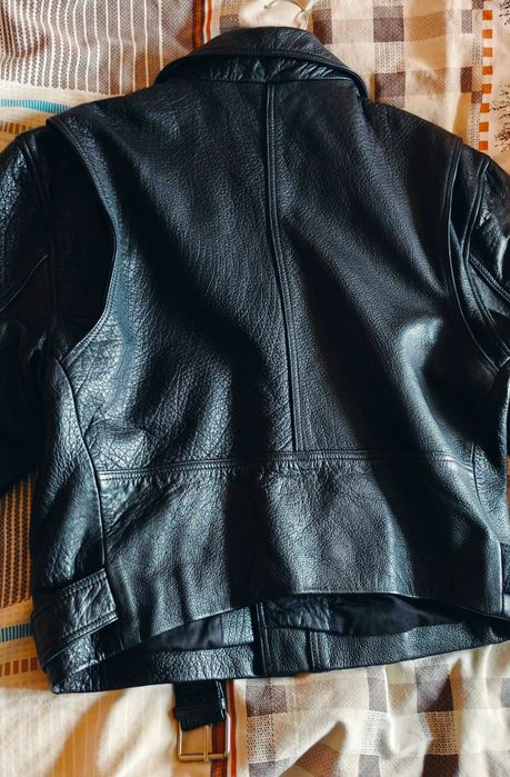 Ново кожено яке Zara от телешки бокс, ХЛ