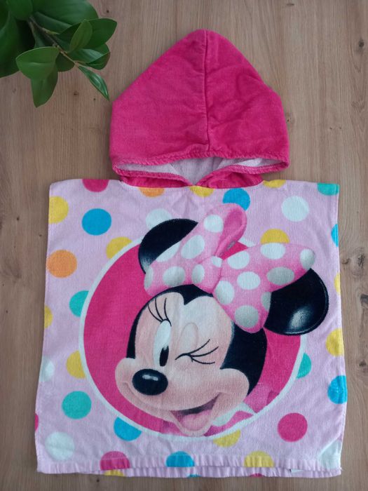 Детско хавлиено пончо за плаж / Лятна шапка