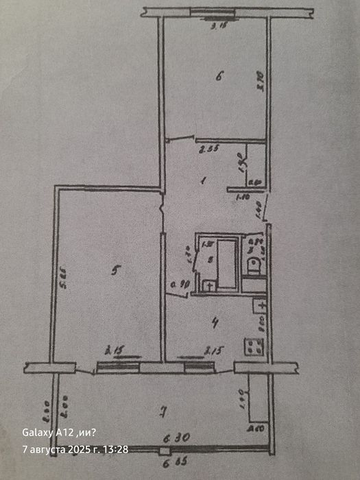 2-Комн. 3-Этаж. Улучшенка. Продажа. Разделка. Ахмад Югнакий.