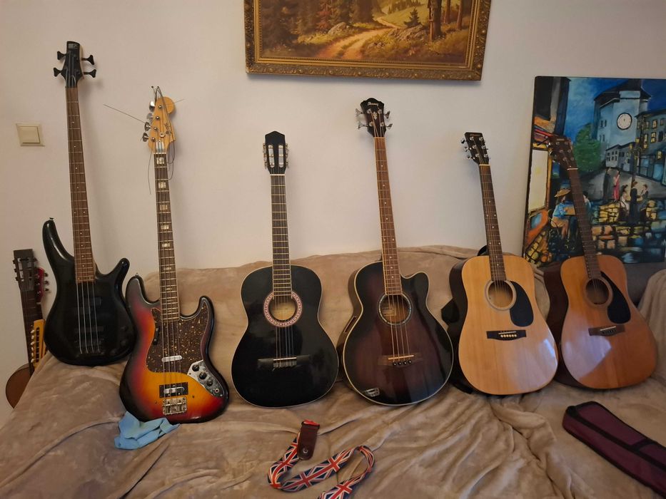 chitara acustica clasica electrica bass tobe roland vox combo 100w