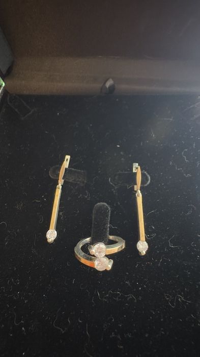 Кушум-  зирак, браслет Tiffany&Co брендидан, комплект зирак ва узук