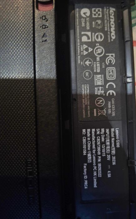 Лаптоп Lenovo G500