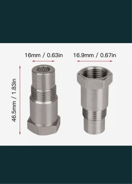 Sonda lambda o2 senzor Adaptor distantier extensie flansa adaptoare