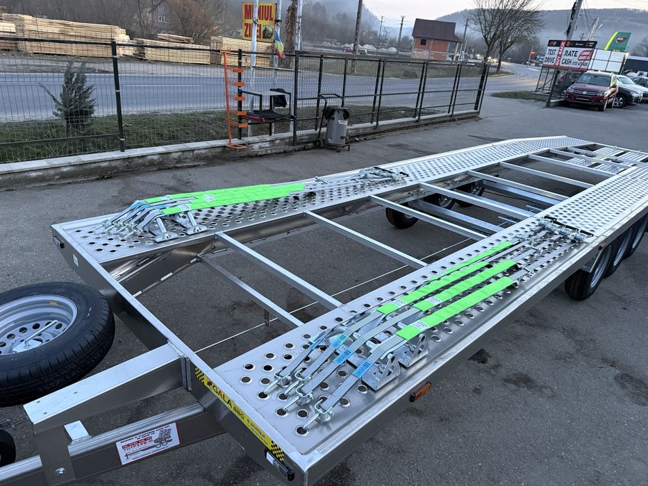 Platforma auto dubla noua aluminiu 610 kg greutate