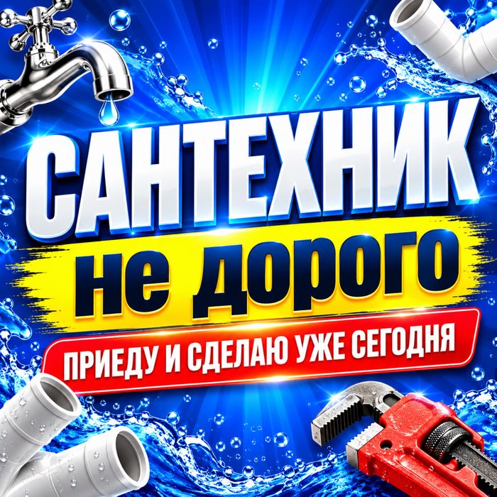 Услуга сантехника, вызвать сантехника в Павлодаре