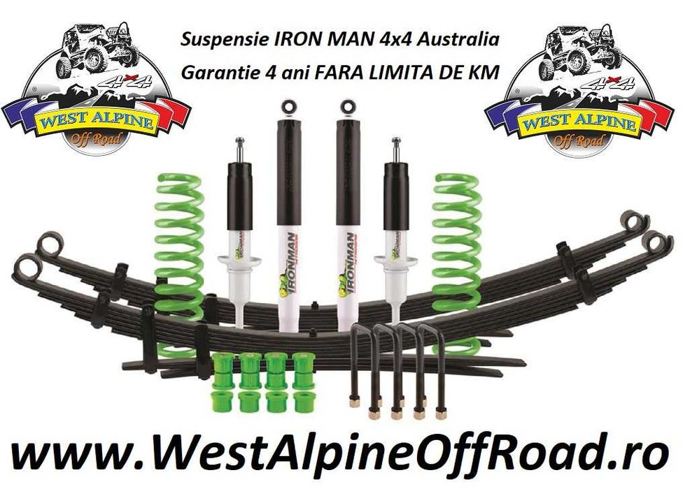Kit suspensie IRON MAN Ford Ranger + 50 mm 2018+ (Certificare TUV/ABE)