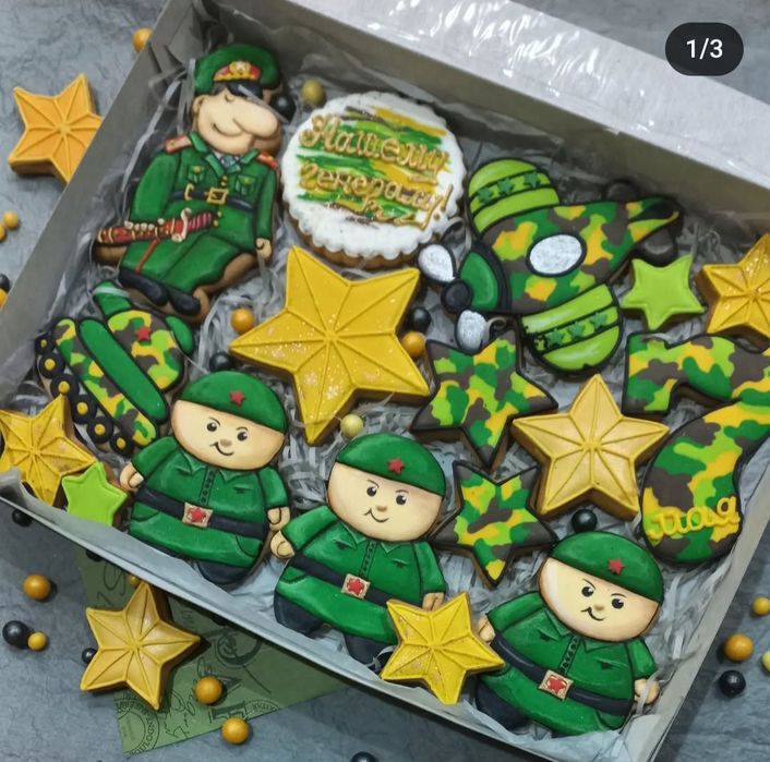 Пряничные подарки для мальчиков на 7 мая