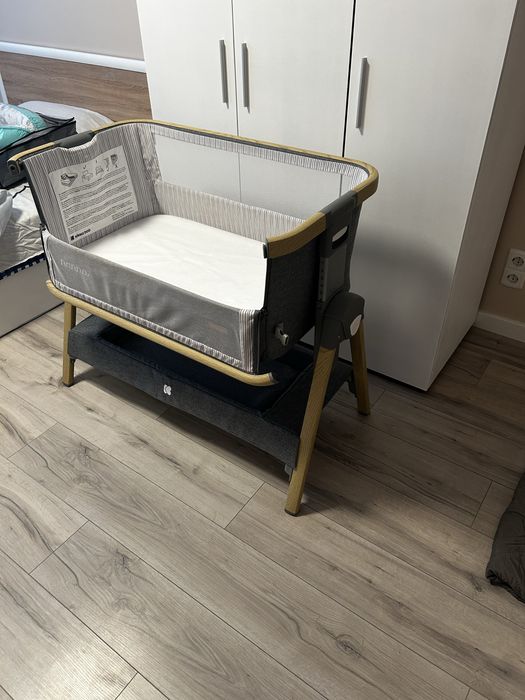 Легло/ Кошара Next to me Kikkaboo Nanna - сив