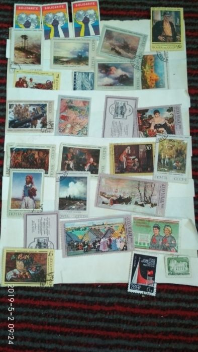 Почтовые марки. Советских времен. Старинные.