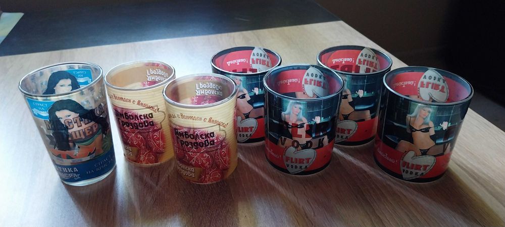 Сервизи стъкло за безалкохолно и аперитив