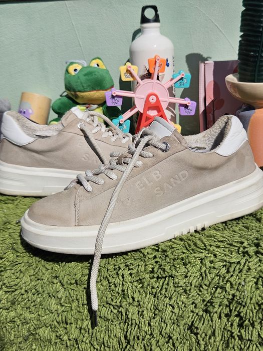 Elbsand кецове естествен велур N41