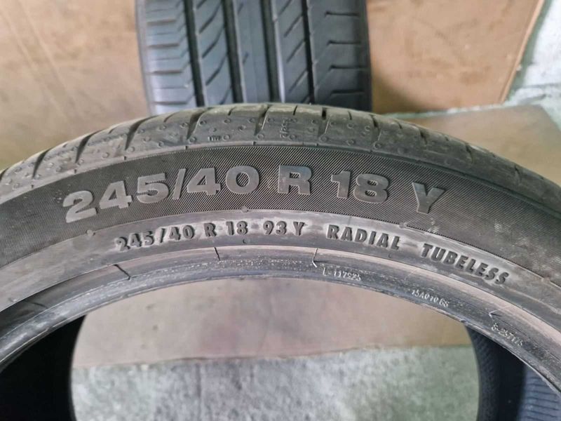 2 Continental R18 245/40
летни гуми DOT4920