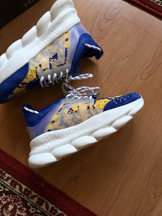 Versace Chain Reaction Blue Gold