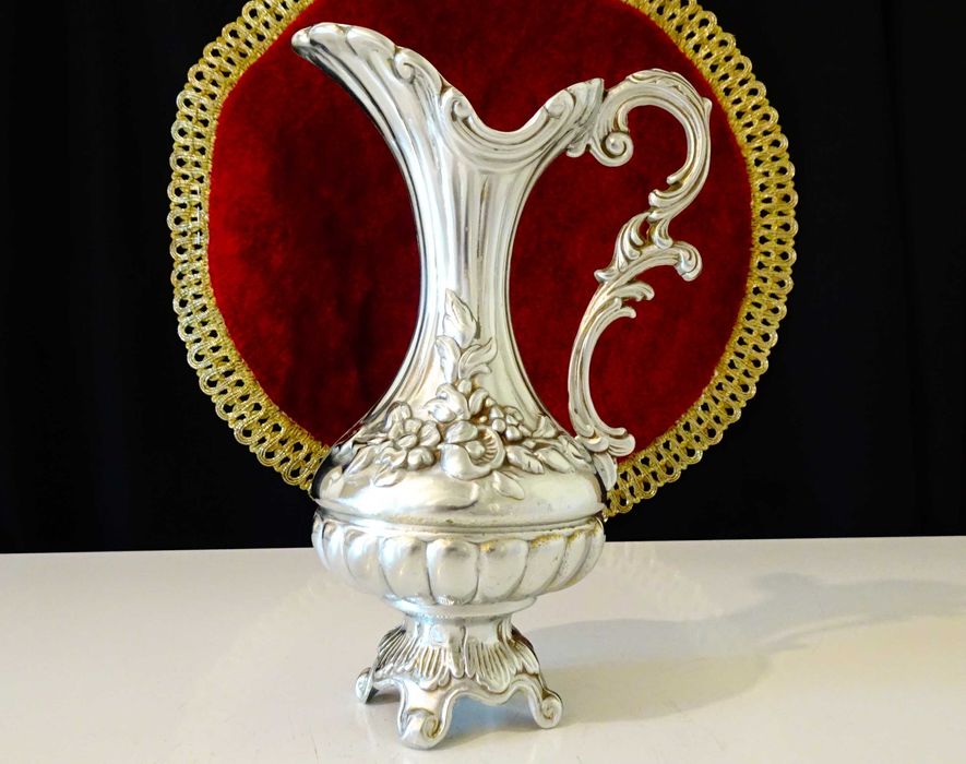 Италианска релефна кана от калай,барок