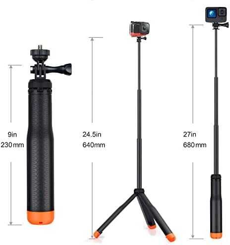 Нов Телескопичен водоустойчив селфи стик с трипод за екшън камера DJI