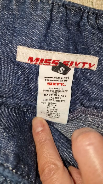 Fusta de blug gros marca miss sixty cu cordon marime 36/S