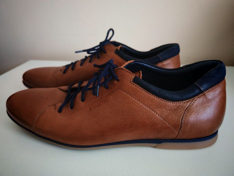 Pantofi mărimea 40  din piele naturala de culoare maro interior 28 cm