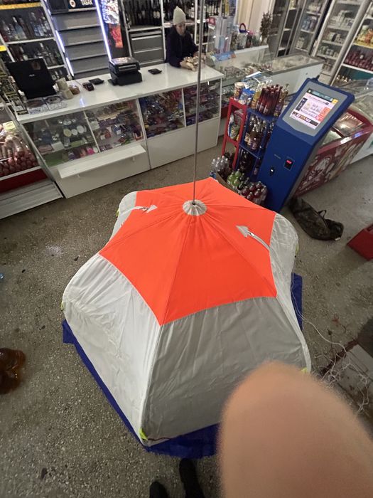 Палатка зимняя медведь