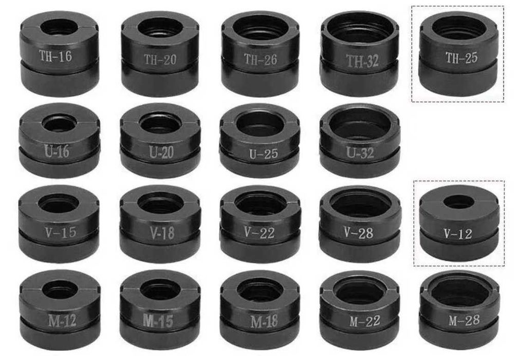 Set Falci BACURI sertizare TH U V M Rothenberger, Rigid, Rems