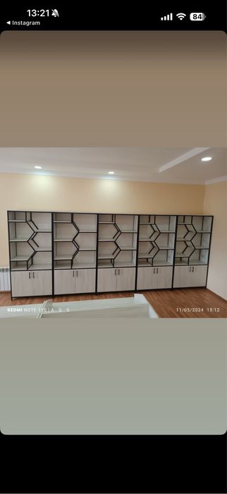 Стеллаж  из профиля металлический