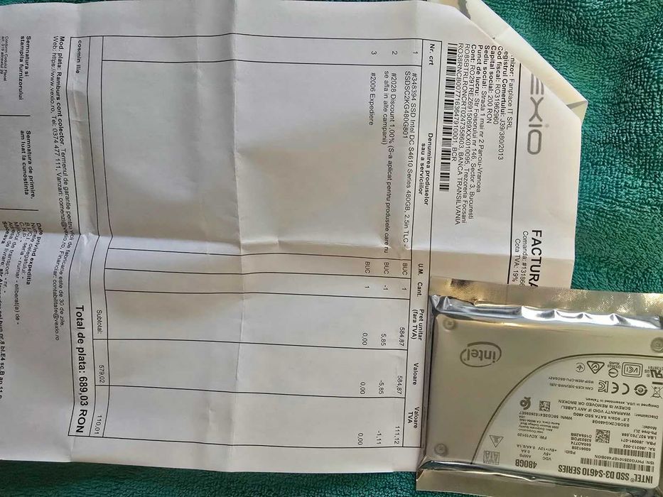Vand SSD-uri M.2 si S-ATA noi