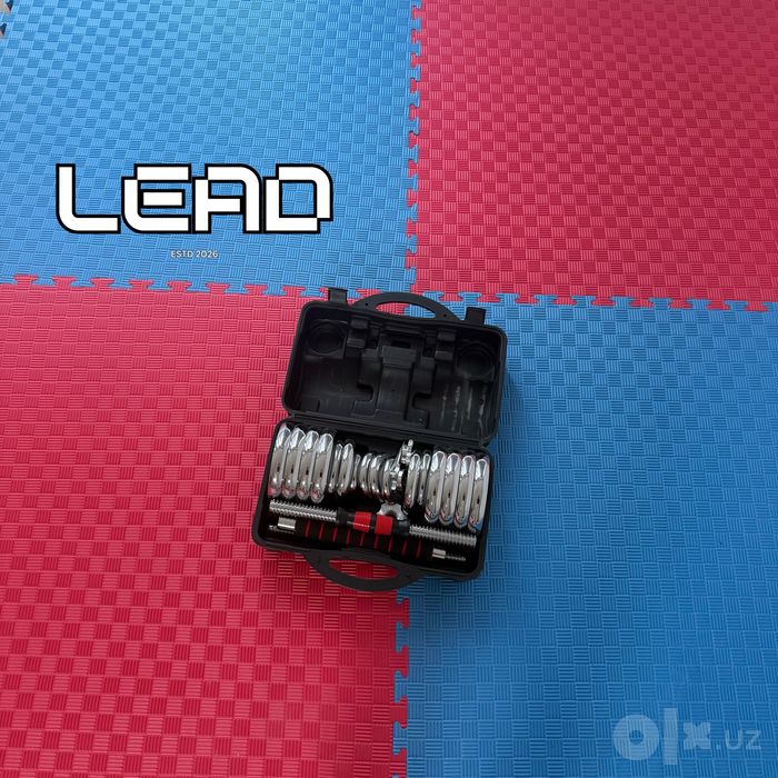Гантели 30 кг Leadsport | Профессиональный уровень