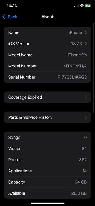 Iphone xs xolati tiniq