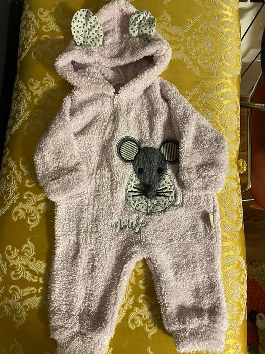 Уютный махровый комбинезон