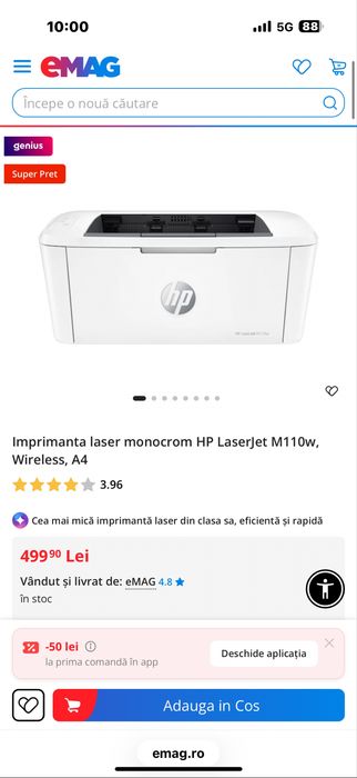 Imprimanta laser monocrom HP