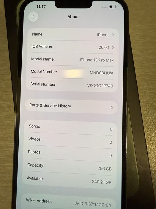 Iphone 13 pro max 256gb