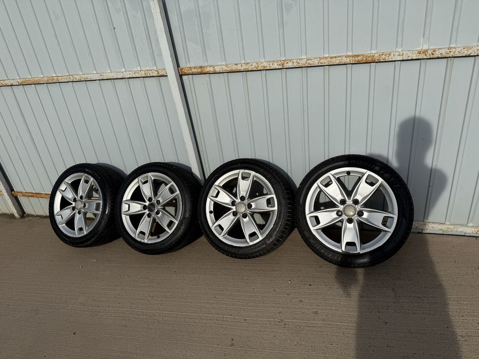 Jante aliaj AUDI A3 r17 cu anvelope iarna!!!
