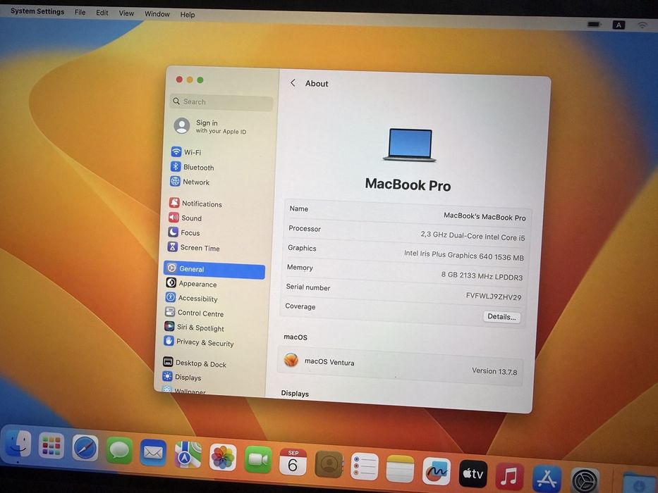 13” MacBook Pro 2017 Apple лаптоп