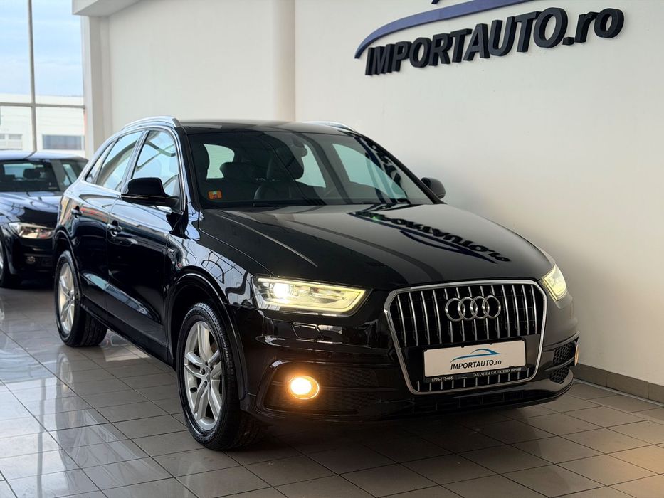 Audi Q3 DEALER/GARANTIE 1AN/S-LINE INT EXT/Navi/LED/Piele mixt/Recent import
