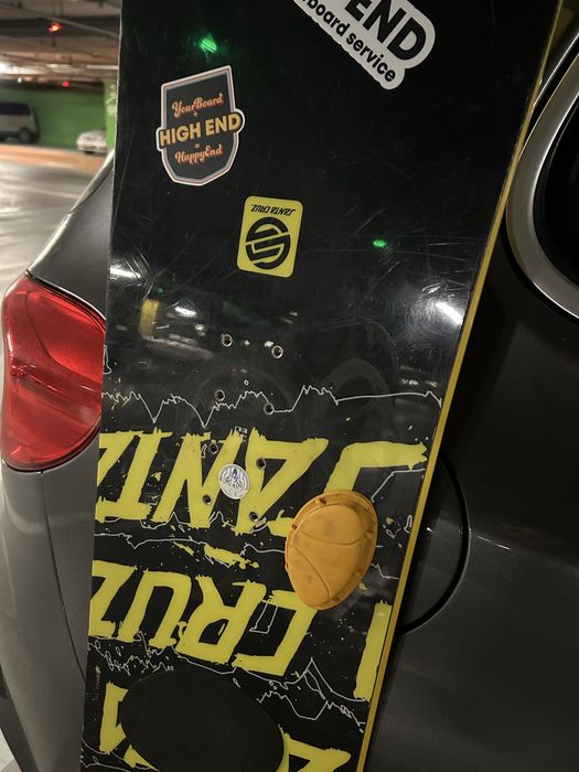 Сноуборд Santa Cruz, Camber, black/yellow