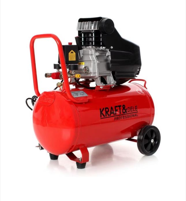 Compresor aer de 50L, cu kit pneumatic inclus de 8 piece