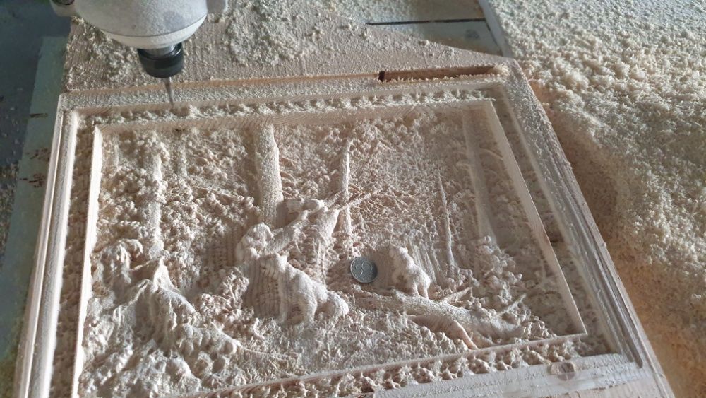 CNC / ЦПУ Рутер 1800/1500 подсилен за дърворезби, фрезоване