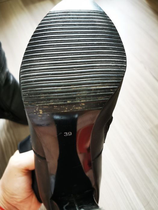 Botine dama piele naturala, căptușite,  39