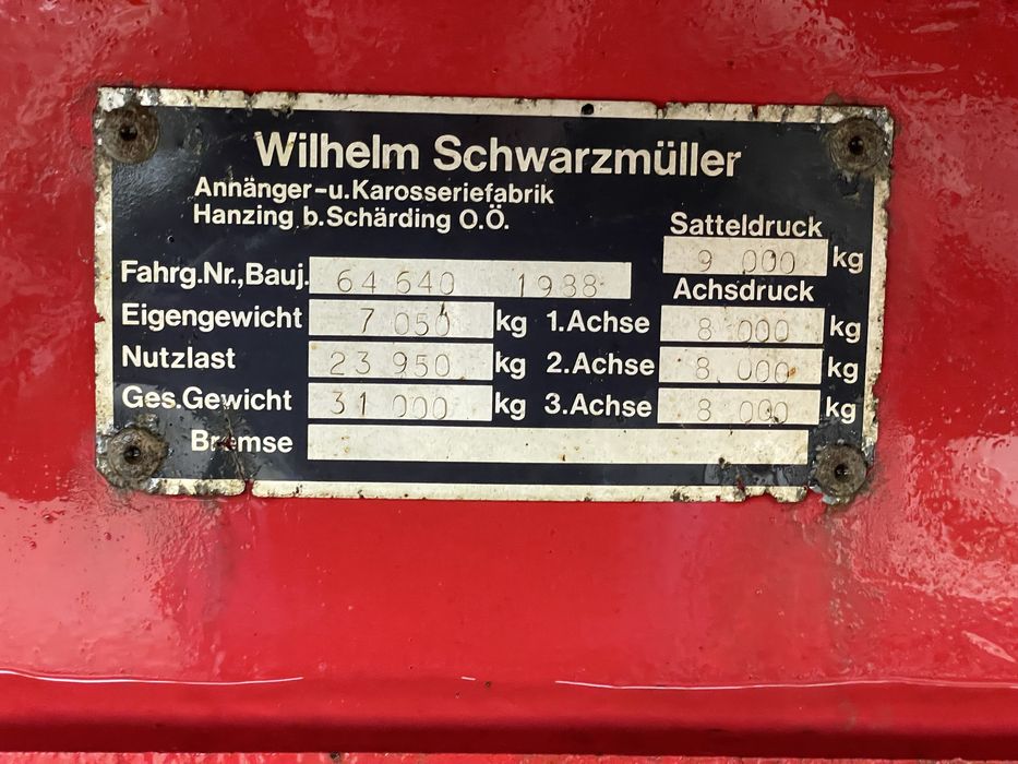 Semiremorca / Bena basculabila 3 parti / Schwarzmuller