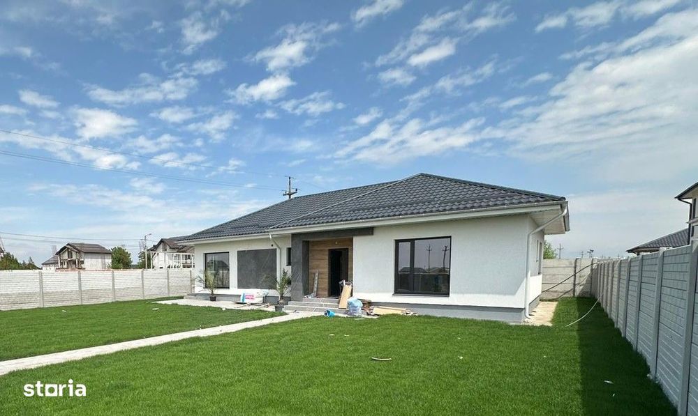 Casa pe parter - Teghes - panouri fotovoltaice si pompa de caldura