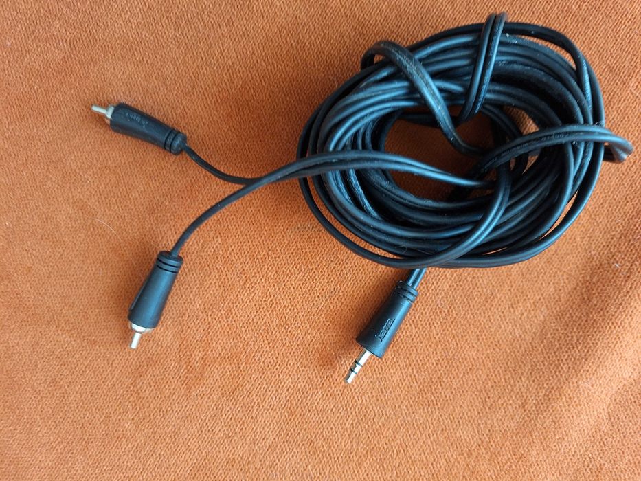 Cablu audio stereo, lungime 12 m, jack 3.5mm tata - la - RCA tata