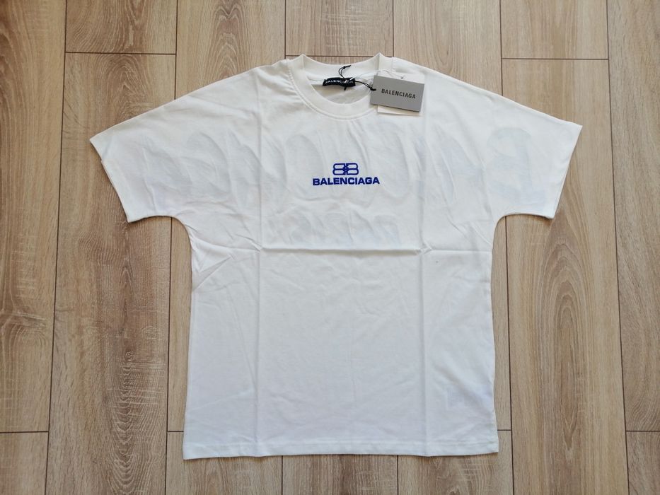 Balenciaga Paris мъжка тениска в бял цвят 2XL