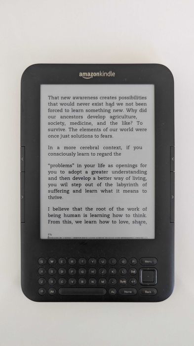 Четец за електронни книги Amazon Kindle 3