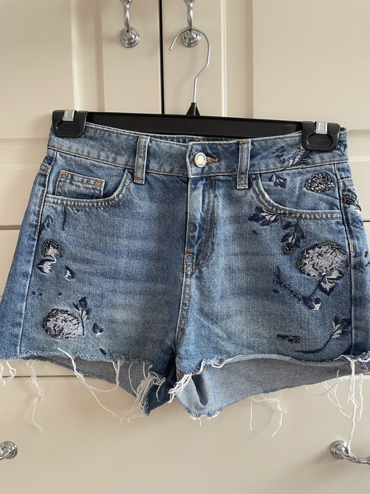 Дънкови панталонки Zara