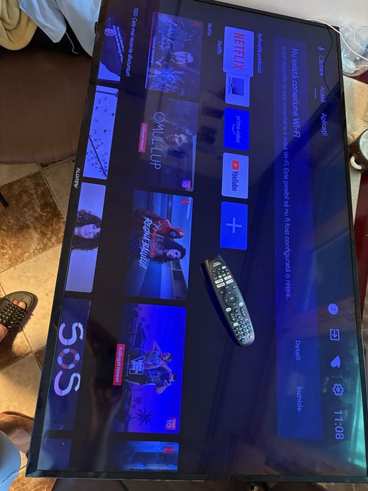 Televizor ALLVIEW Smart TV LED – diagonală 127 cm (50 inch), Netflix, YouTube, HDMI, Dolby Audio, perfect funcțional
