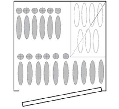 Dulap 23 arme cu compartiment pentru cartuse, cifru electronic.