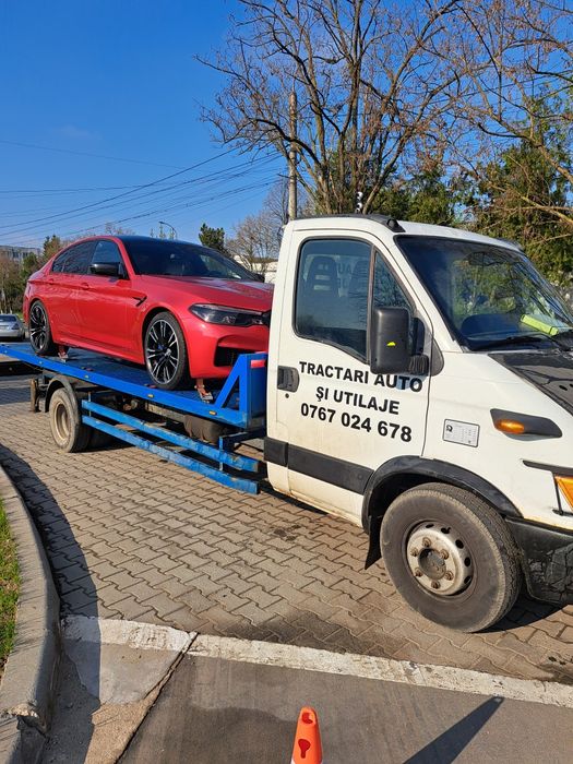 Tractări Auto și Utilaje, platou 6m l, Non-Stop, București și Ilfov