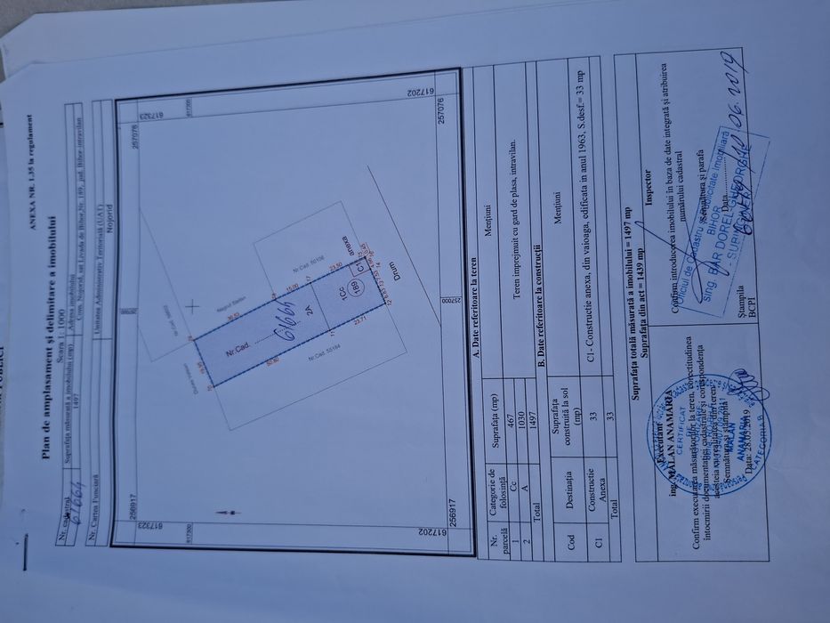 Vând teren -Livada de Bihor